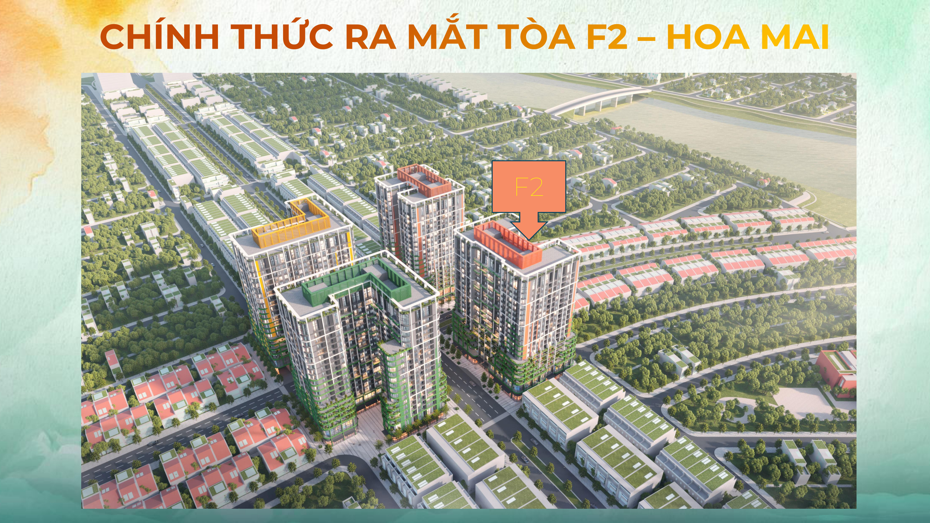 Phối cảnh tháp F2 Sun Fours Tower Đà Nẵng