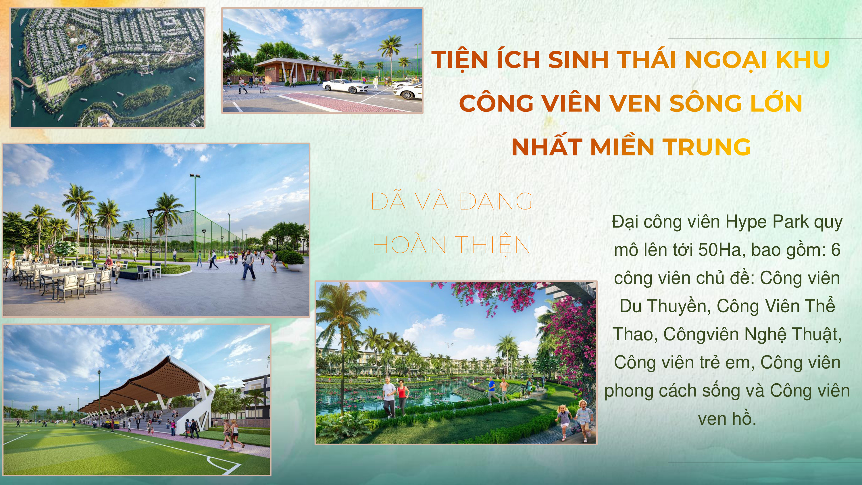 Đại công viên 50ha Sun Riverpolis